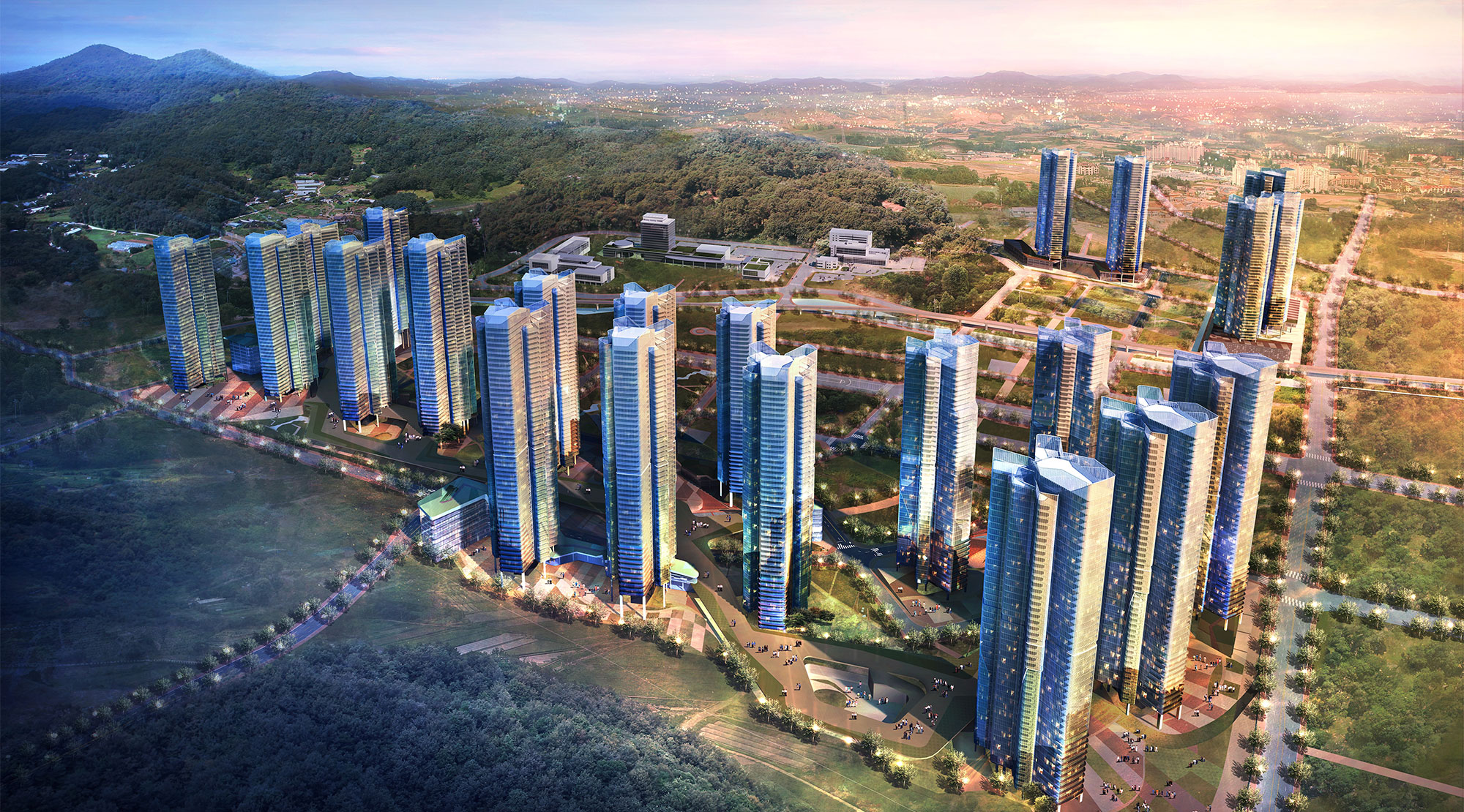 용인 역삼지구 주상복합 도시개발 > Projects | HK건축사사무소